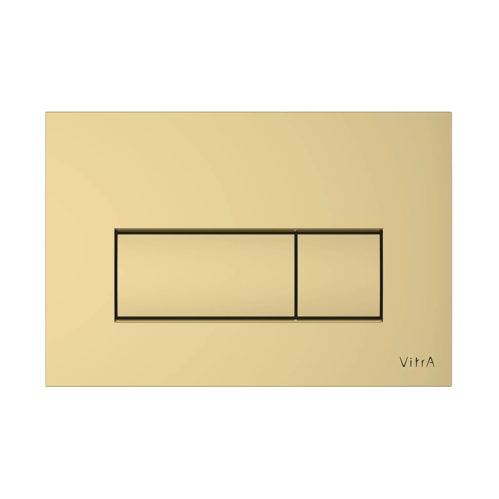 VitrA Root Square WC-Betätigungsplatte für 2-Mengen-Spülung, Gold Soft VitrA Root Square WC-Betätigungsplatte für 2-Mengen-Spülung, Gold Soft