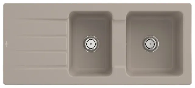 Villeroy & Boch Einbau-Küchenspülbecken „Architectura“ 80 1160 × 510 × 220 mm in Almond Villeroy & Boch Einbau-Küchenspülbecken „Architectura“ 80 1160 × 510 × 220 mm in Almond