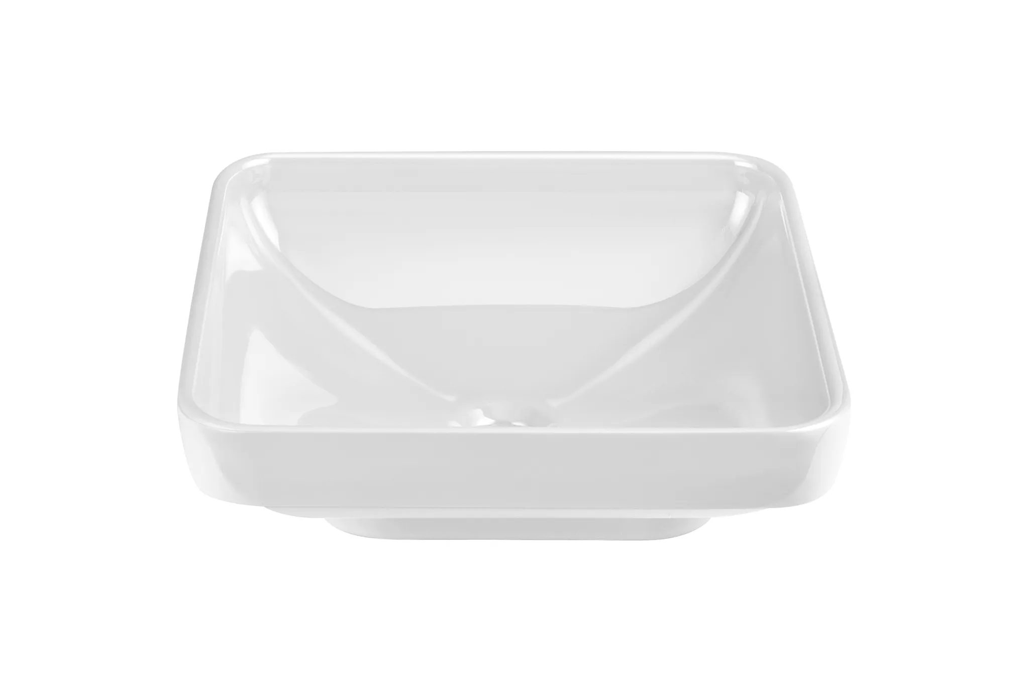 VitrA Water Jewels Aufsatzschale 39 cm quadratisch Weiß Hochglanz