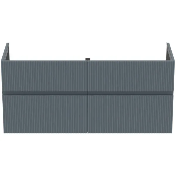 Ideal Standard Möbeldoppel-Waschtischunterschrank Finesse 1200x440x545mm Aschblau matt