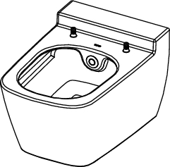 TECEone Dusch-Toilette für Kaltwasser