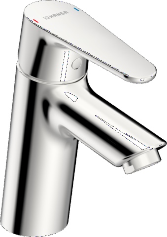 Einhand-Waschtischarmatur „Vantis“ Ausladung 109 mm in Chrom Einhand-Waschtischarmatur „Vantis“ Ausladung 109 mm in Chrom