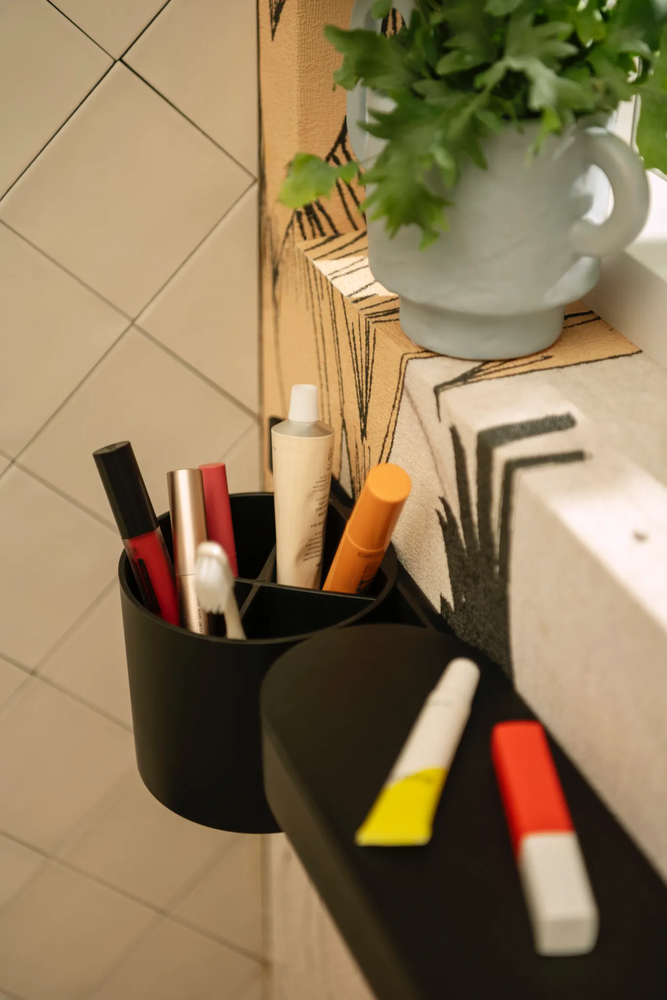 Hansgrohe WallStoris Badezimmerset, Mattschwarz Hansgrohe WallStoris Badezimmerset, Mattschwarz