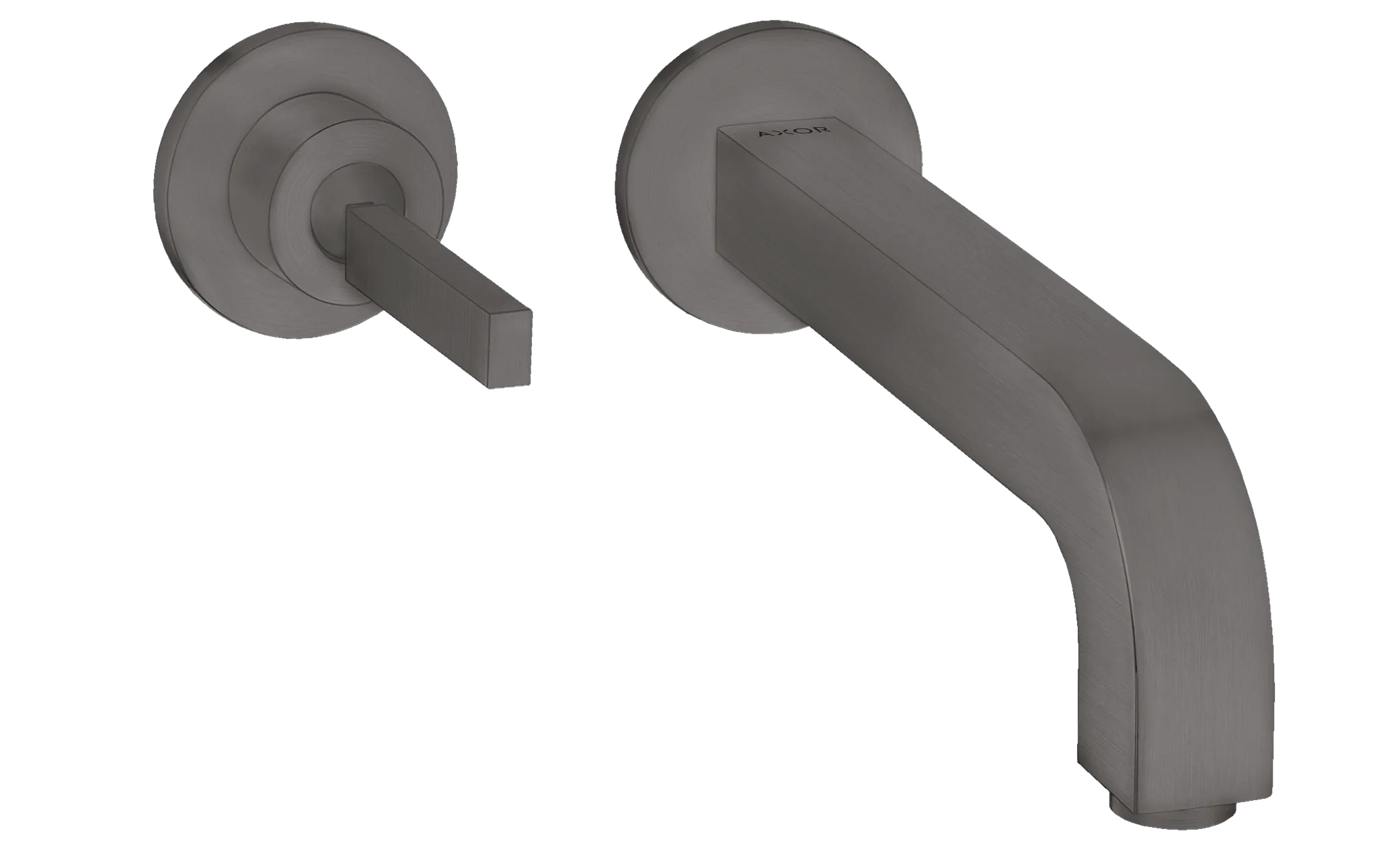Hansgrohe AXOR Citterio Einhebel-Waschtischmischer Unterputz Wandmontage Brushed Black Chrome