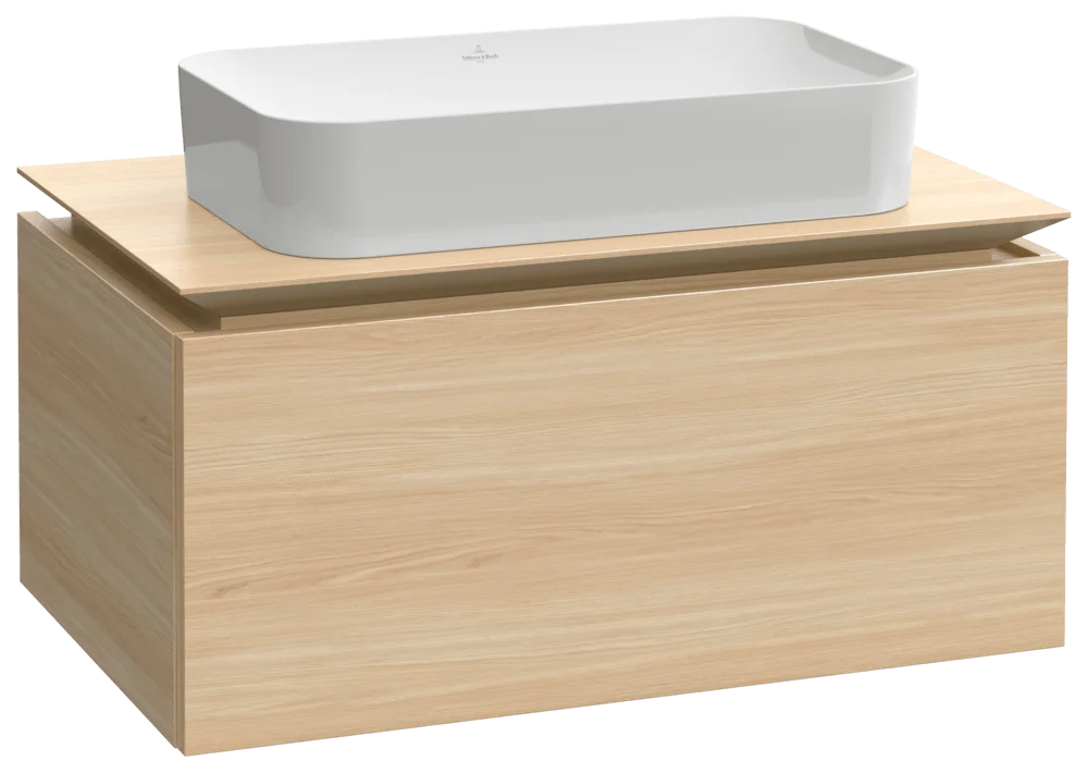 Villeroy & Boch Finion Aufsatzwaschbecken 600x350mm Rechteck Weiß Alpin CeramicPlus