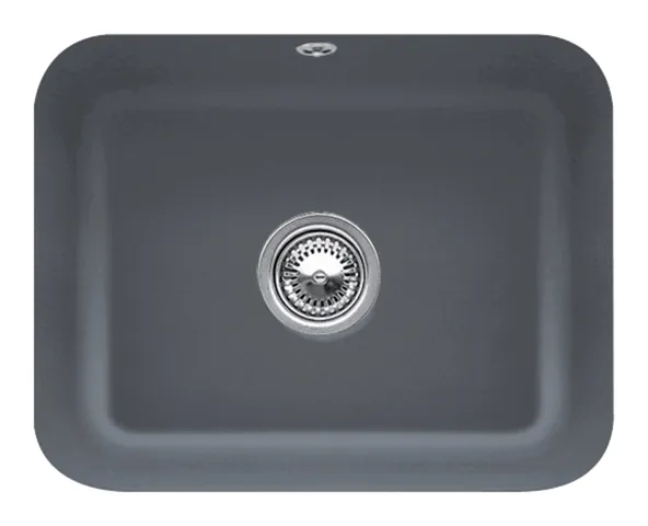 Villeroy & Boch Unterbau-Küchenspülbecken „Cisterna“ 60C 550 × 440 × 200 mm in Graphite