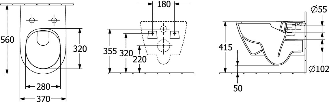Set Wand-Tiefspül-WC DirectFlush „Subway 2.0“ 37 × 36,5 × 56 cm ohne Spülrand, Abgang waagerecht mit Villeroy & Boch WC-Sitz SlimSeat „Subway 2.0“ inkl. Deckel 43,2 × 35,8 × 43,9 × 4,3 cm ,, Quick Release, Soft Closing Set Wand-Tiefspül-WC DirectFlush „Subway 2.0“ 37 × 36,5 × 56 cm ohne Spülrand, Abgang waagerecht mit Villeroy & Boch WC-Sitz SlimSeat „Subway 2.0“ inkl. Deckel 43,2 × 35,8 × 43,9 × 4,3 cm ,, Quick Release, Soft Closing