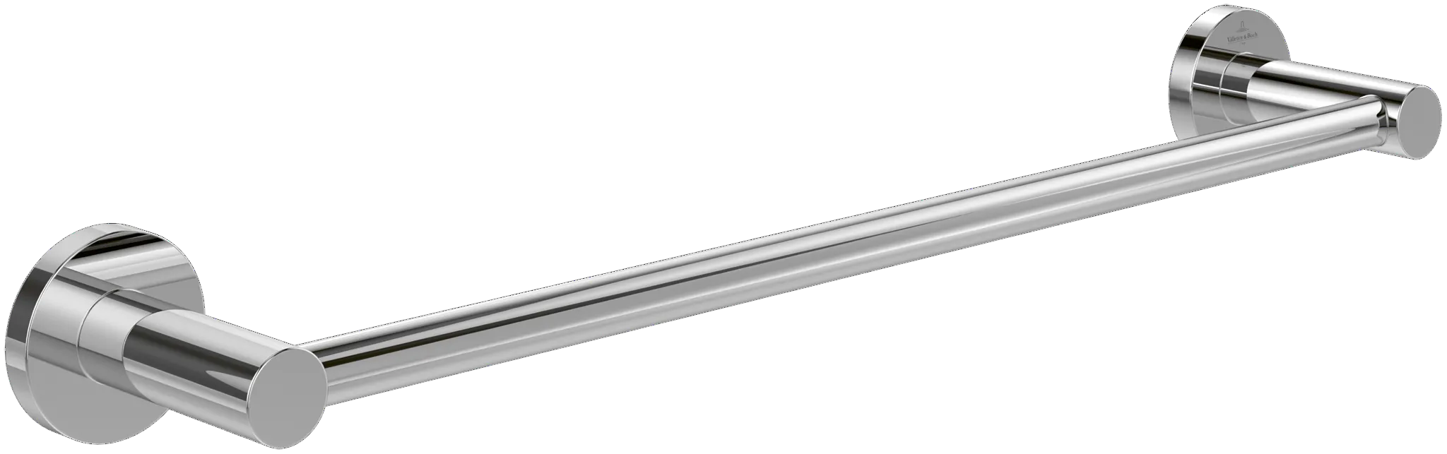 Villeroy & Boch Handtuchhalter „Elements-Tender“, Befestigung verdeckt, 1-armig in Brushed Nickel Matt