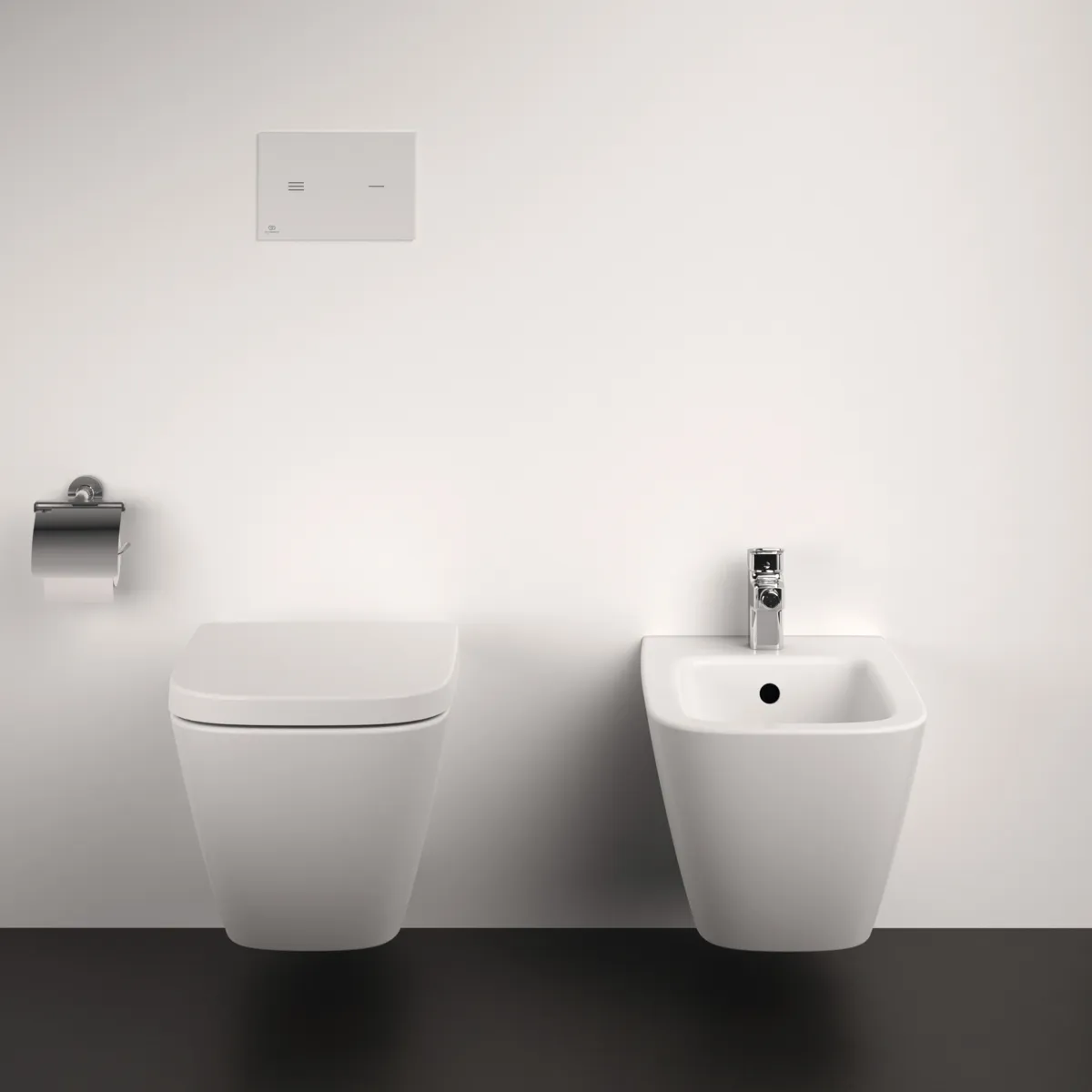 WC-Paket i.life S WC Randlos mit WC-Sitz Softclosing 360x485x375mm Weiß