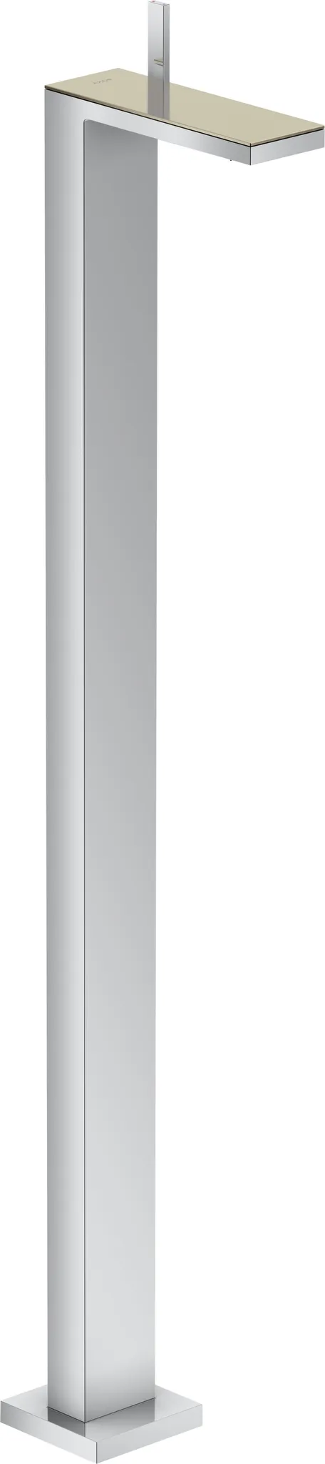 AXOR MyEdition Einhebel-Waschtischmischer bodenstehend mit Push-Open Ablaufgarnitur ohne Platte Chrom