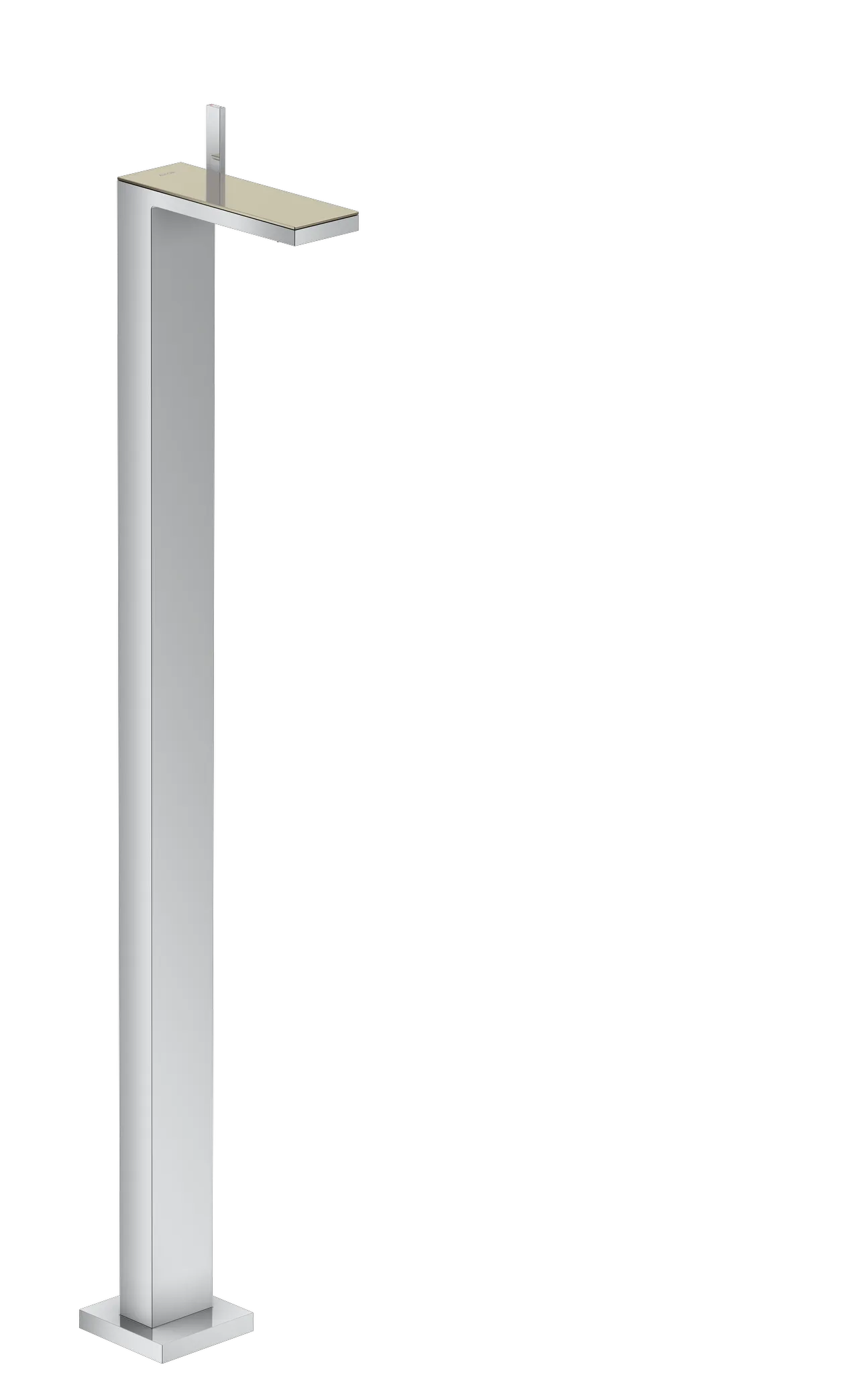 AXOR MyEdition Einhebel-Waschtischmischer bodenstehend mit Push-Open Ablaufgarnitur ohne Platte Chrom AXOR MyEdition Einhebel-Waschtischmischer bodenstehend mit Push-Open Ablaufgarnitur ohne Platte Chrom