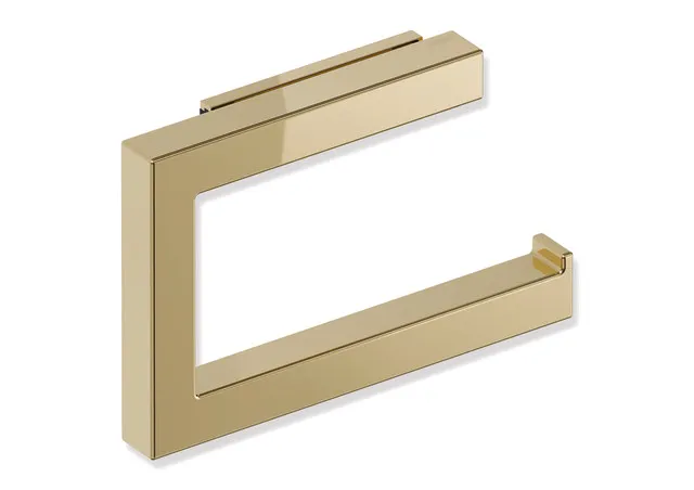 WC-Papierhalter, Edelstahl, PVD, Breite 140 mm, Höhe 90 mm, Tiefe 22 mm, in Farbe CK (Messing glänzend) WC-Papierhalter, Edelstahl, PVD, Breite 140 mm, Höhe 90 mm, Tiefe 22 mm, in Farbe CK (Messing glänzend)