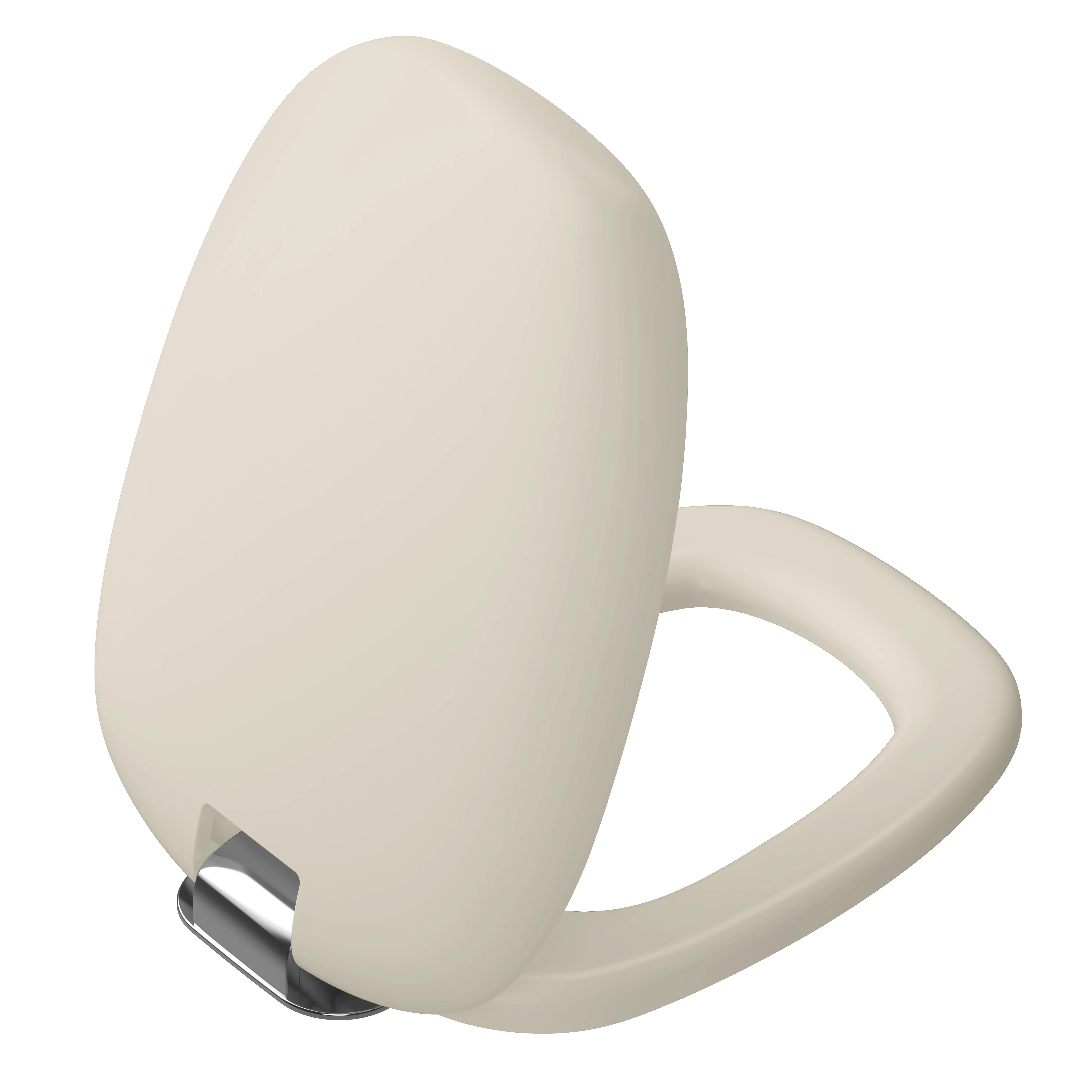 Plural WC-Sitz mit Absenkautomatik Duroplast Sandbeige Matt/Chrom