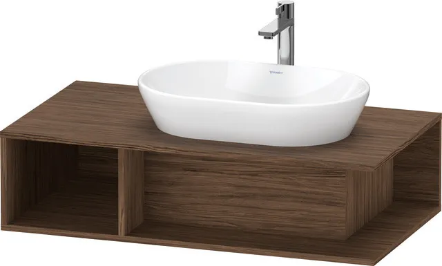 Duravit Waschtischunterschrank wandhängend „D-Neo“ 100 × 26 × 55 cm Nussbaum Dunkel