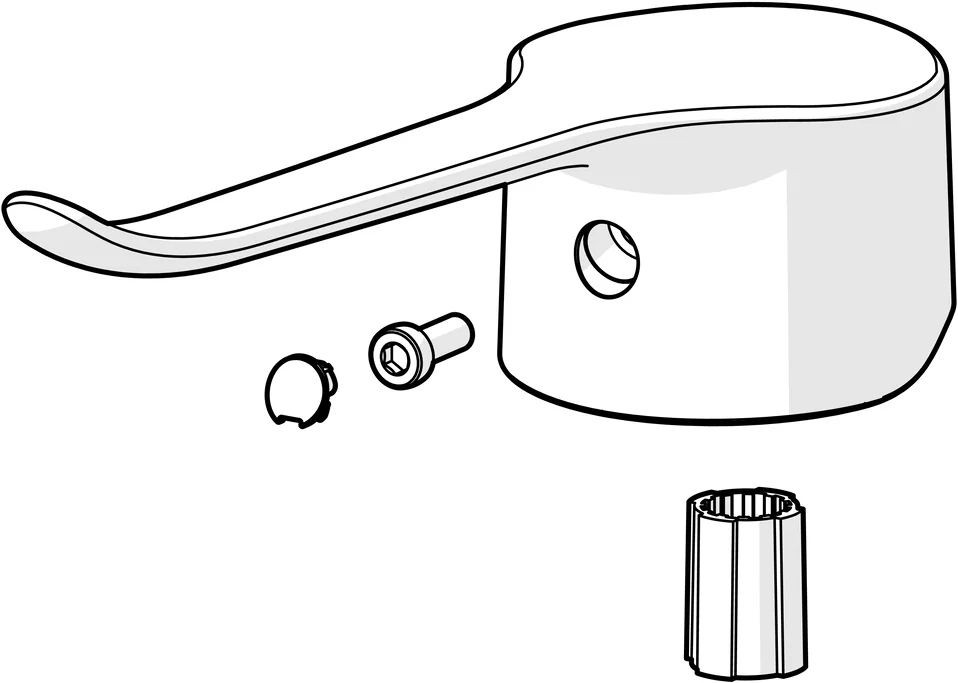 HansaCLINICA Langer Hebel HansaCLINICA 4524, L=140 cm, Chrom