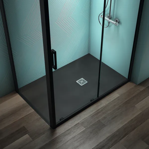 Ideal Standard Duschwanne „UltraFlatS+“ 90 × 140 cm in Schiefer
