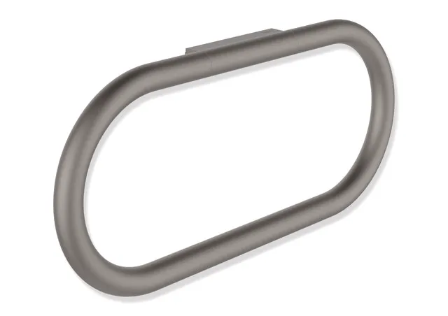 Handtuchring, Edelstahl, pulverbeschichtet, Breite 270 mm, Höhe 122 mm, Durchmesser 15 mm, in Farbe DC (Schwarz tiefmatt) Handtuchring, Edelstahl, pulverbeschichtet, Breite 270 mm, Höhe 122 mm, Durchmesser 15 mm, in Farbe DC (Schwarz tiefmatt)