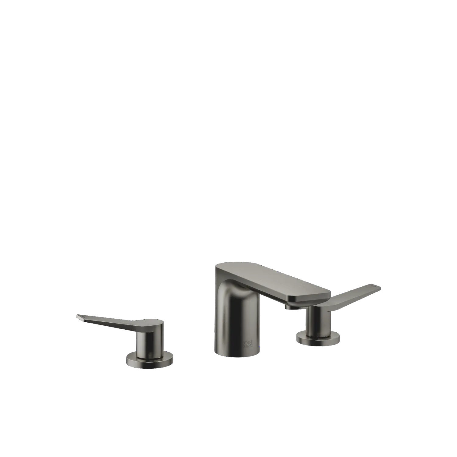 Dornbracht LISSE Waschtisch-Dreilochbatterie mit Ablaufgarnitur Dark Platinum gebürstet