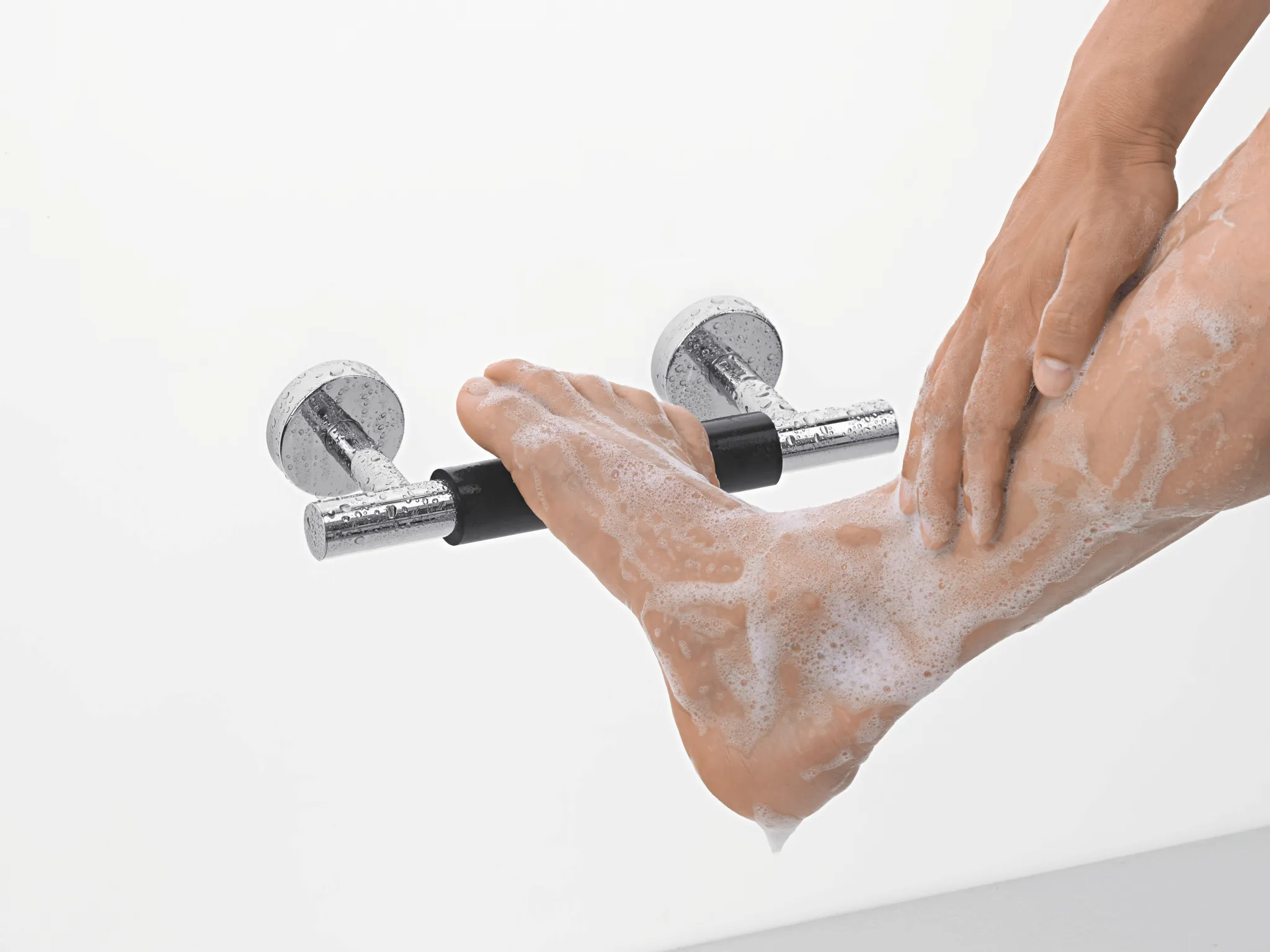 Hansgrohe Unica Fußstütze Comfort, Chrom