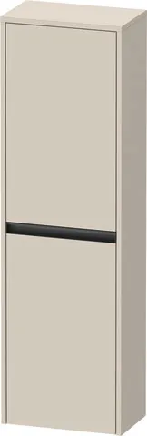 Duravit Halbhochschrank „Ketho.2“ 40 × 132 × 24 cm Taupe Supermatt