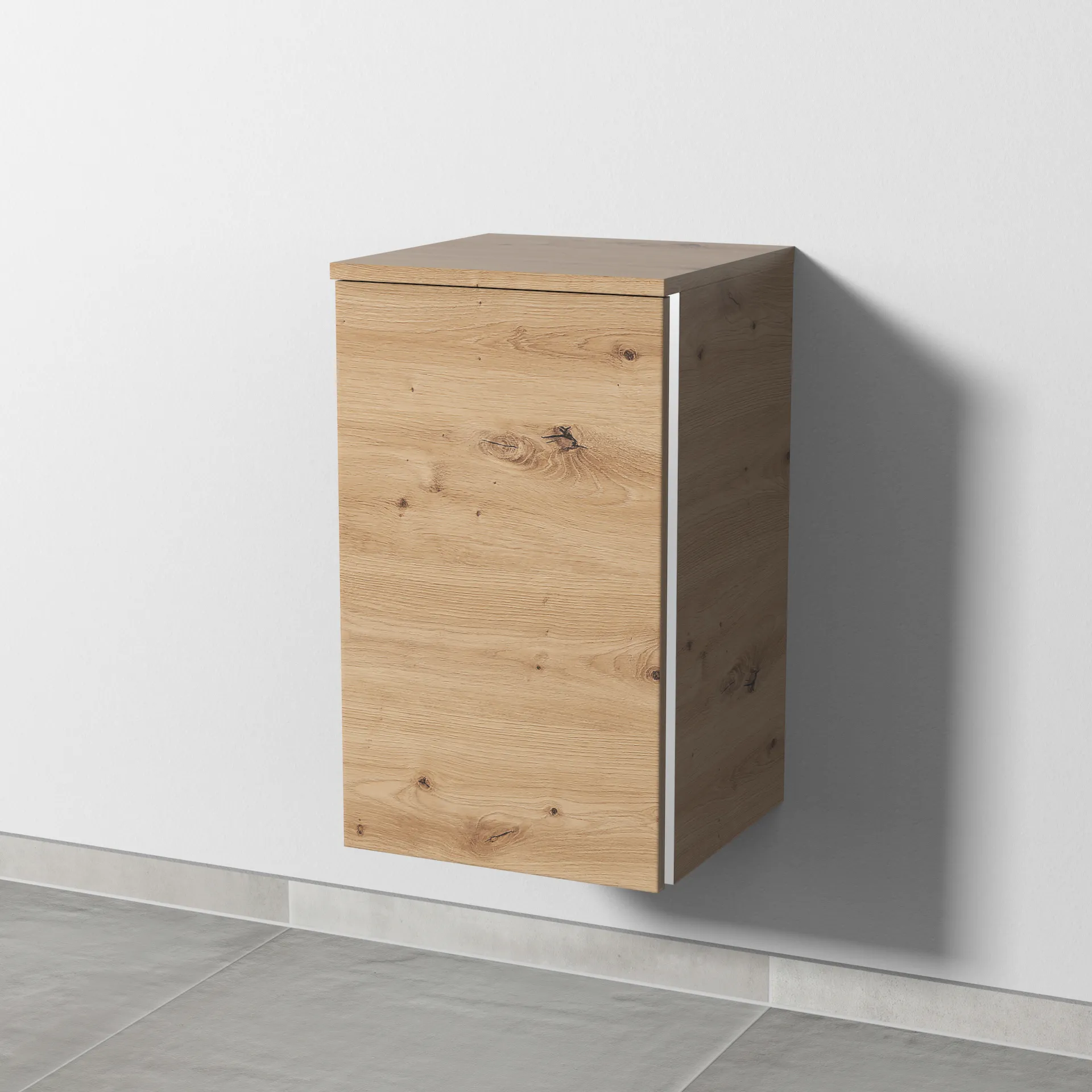 Sanipa Unterschrank „3way“ 350 × 580 × 345 mm Anschlag links, in Eiche Natural-Touch, Anschlag links