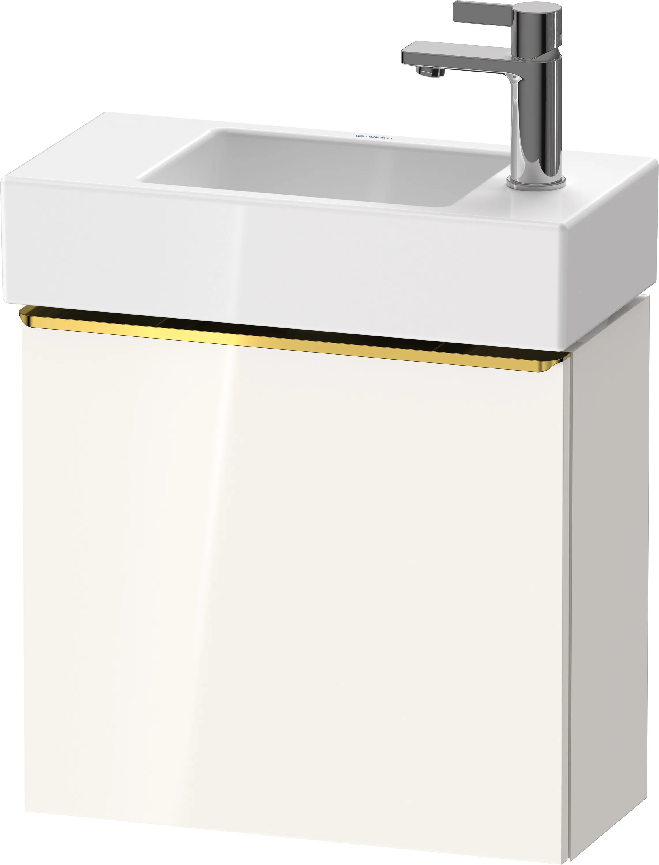 Duravit Waschtischunterschrank wandhängend „D-Neo“ 48,4 × 44 × 22,2 cm Weiß Hochglanz