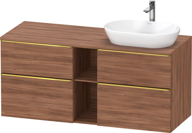 Duravit Waschtischunterschrank wandhängend „D-Neo“ 140 × 66,4 × 55 cm