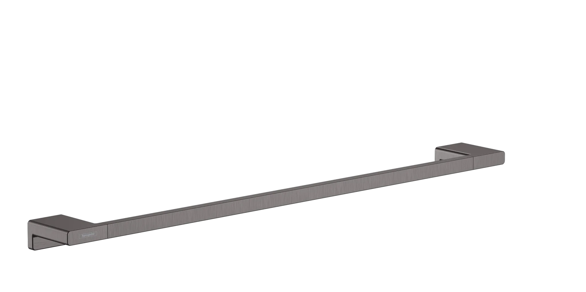 Hansgrohe AddStoris Q Badetuchhalter Brushed Black Chrome, 648 mm Länge, verdeckte Befestigung