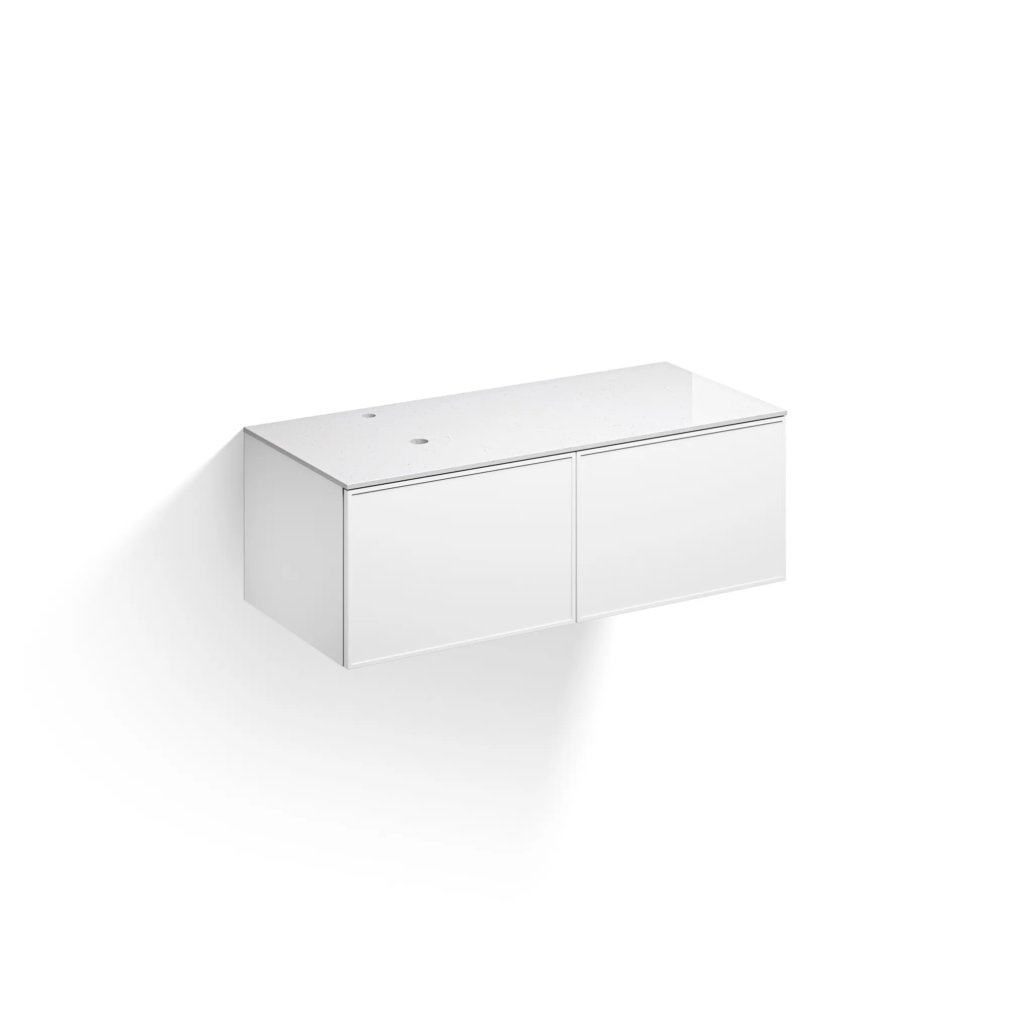 Alape Möbelmodul Arkta 1200x400 Carrara/Weiß