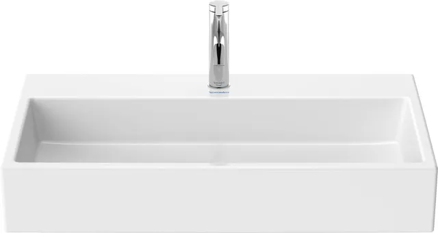 Wandwaschtisch geschliffen „Vero Air“, ohne Überlauf, Hahnlochposition mittig Wandwaschtisch geschliffen „Vero Air“, ohne Überlauf, Hahnlochposition mittig