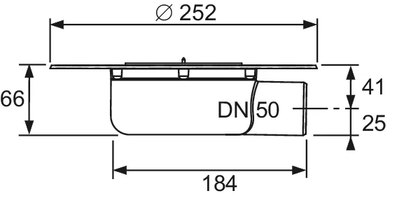 drainpoint S Ablauf DN 50 Terrasse mit Seal System Universalflansch drainpoint S Ablauf DN 50 Terrasse mit Seal System Universalflansch