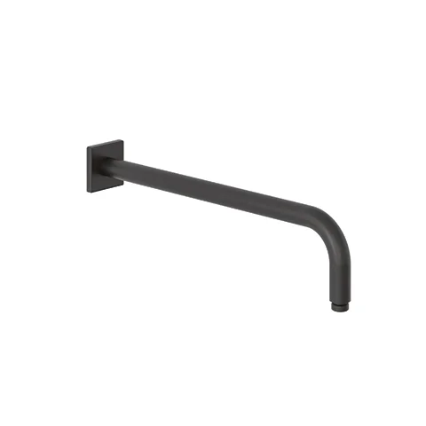 Kludi A-QA Wand-Brausearm 400 mm, eckige Wandrosette mattschwarz, starrer Brausearm für Tellerkopfbrause, Ausladung 427 mm Kludi A-QA Wand-Brausearm 400 mm, eckige Wandrosette mattschwarz, starrer Brausearm für Tellerkopfbrause, Ausladung 427 mm