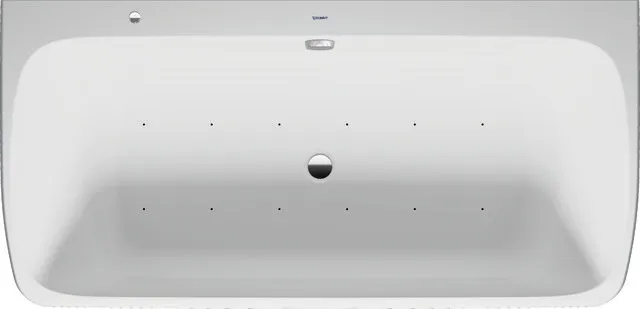 Duravit Whirlwanne „Qatego“ rechteck 1800 × 900 mm, Mittelablauf mit Air-System, in Weiß (matt) Duravit Whirlwanne „Qatego“ rechteck 1800 × 900 mm, Mittelablauf mit Air-System, in Weiß (matt)