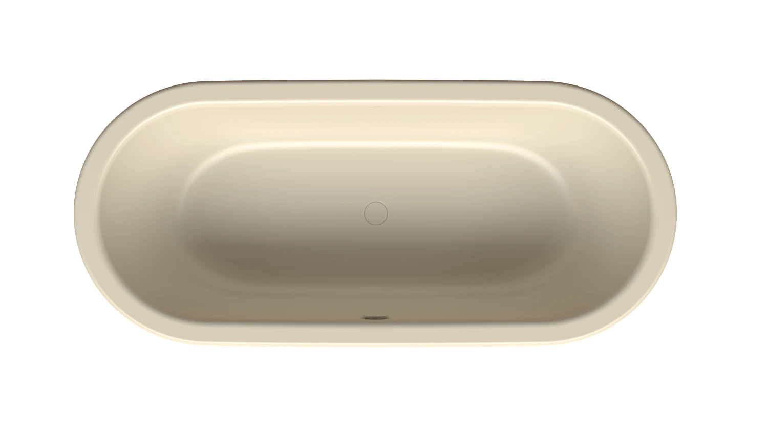 Bette Badewanne „BetteSuno“ freistehend oval 177,5 × 77,5 cm in Jasmin