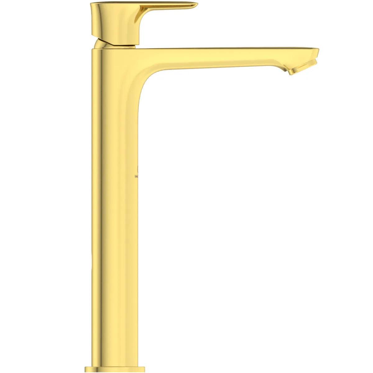 Waschtischarmatur Connect Air, mit verlängerter Sockel, ohne Ablaufgarnitur, Ausladung 150mm, Brushed Gold Waschtischarmatur Connect Air, mit verlängerter Sockel, ohne Ablaufgarnitur, Ausladung 150mm, Brushed Gold