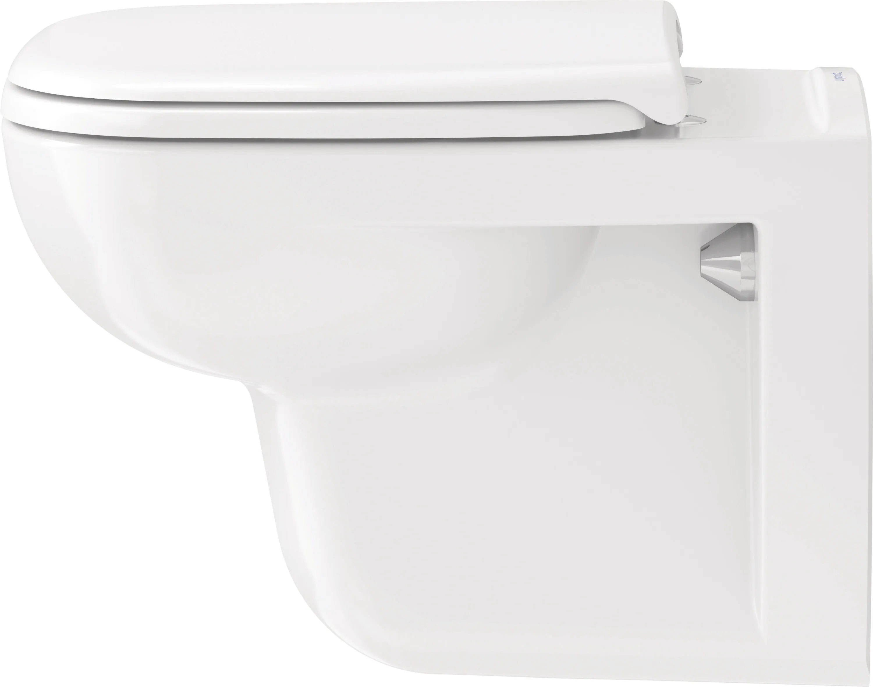 Duravit WC-Sitz Compact „D-Code“ 36 × 43 × 4 cm in, Scharniere Edelstahl Duravit WC-Sitz Compact „D-Code“ 36 × 43 × 4 cm in, Scharniere Edelstahl