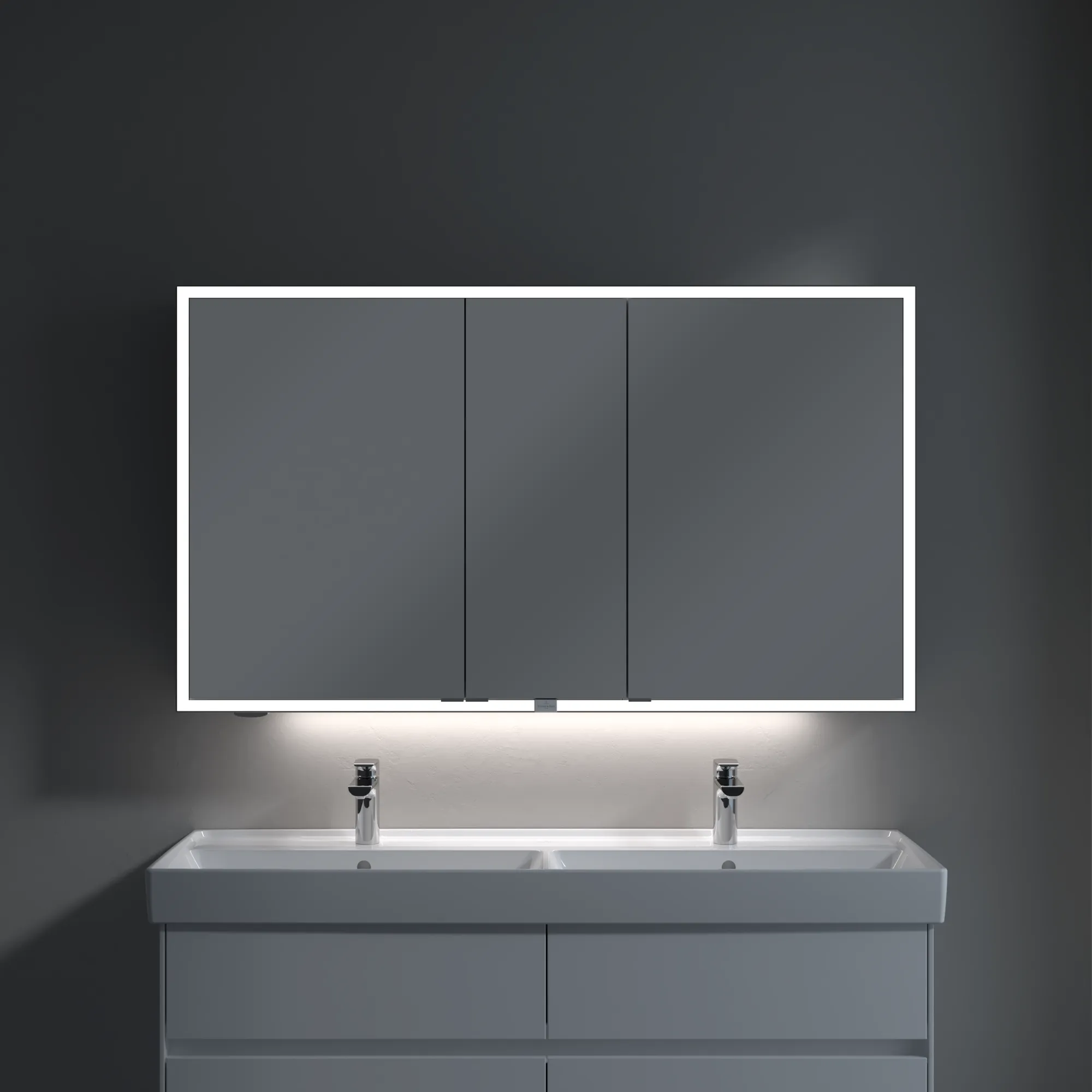 Villeroy & Boch Vorbau-Spiegelschrank „My View Now“ 1300 × 750 × 168 mm in White Matt