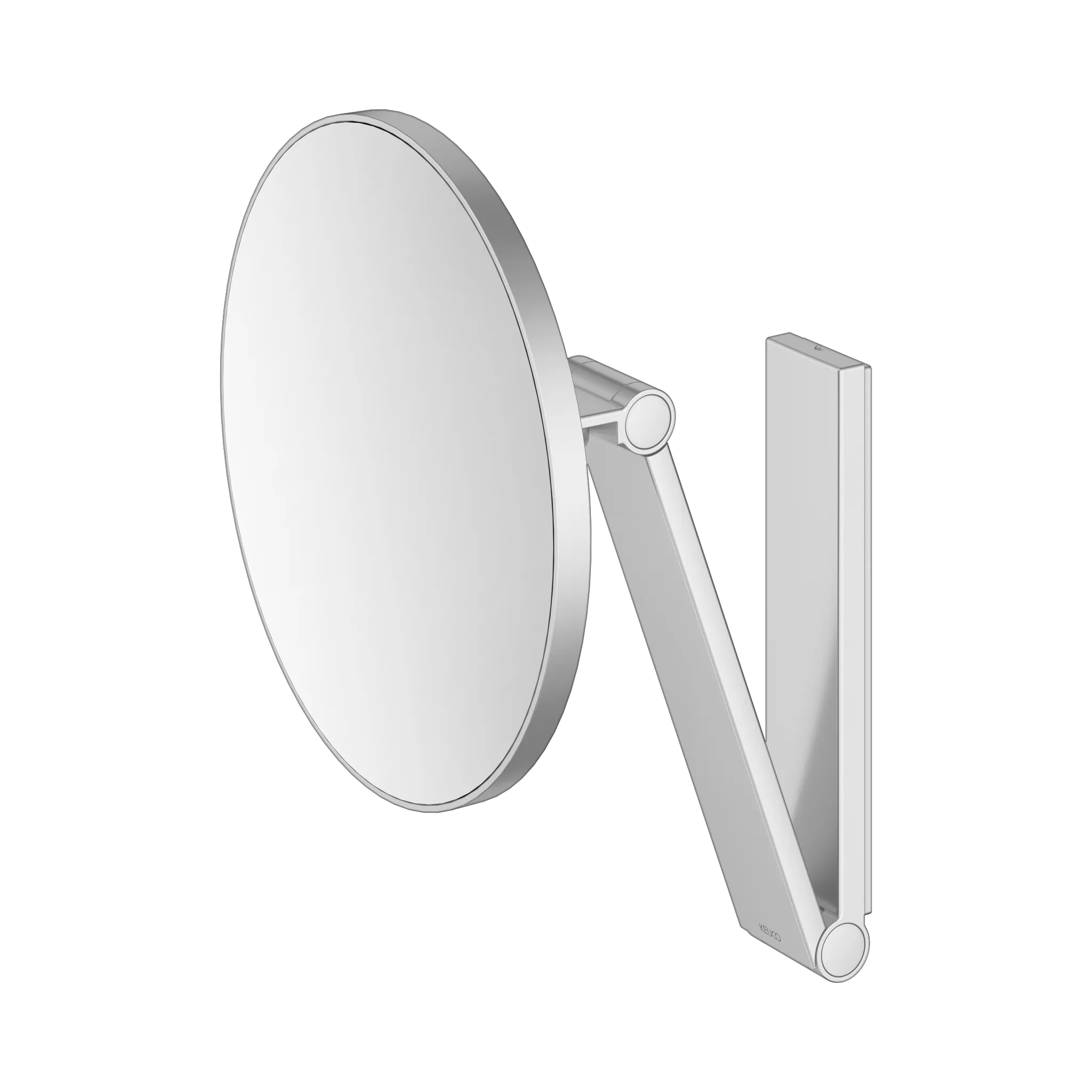Kosmetikspiegel 17612170000 Kosmetikspiegel iLook_move Wandmodell, rund Aluminium-finish