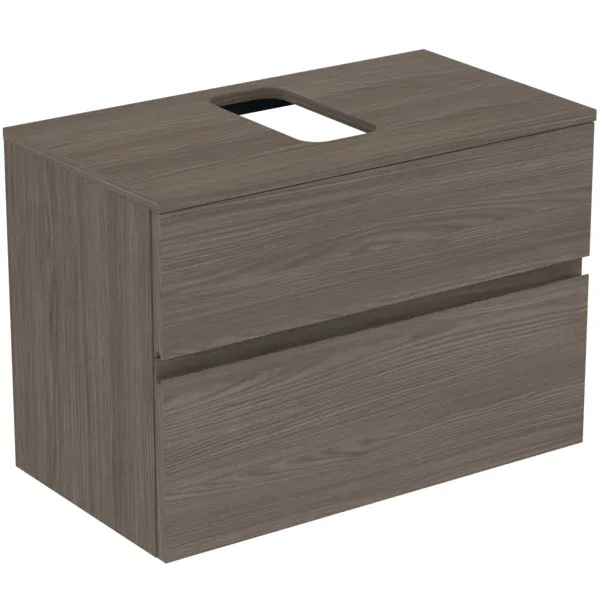 Ideal Standard Waschtischunterschrank „Finesse“ 80,2 × 55,8 × 44 cm Ulme dunkel Ideal Standard Waschtischunterschrank „Finesse“ 80,2 × 55,8 × 44 cm Ulme dunkel