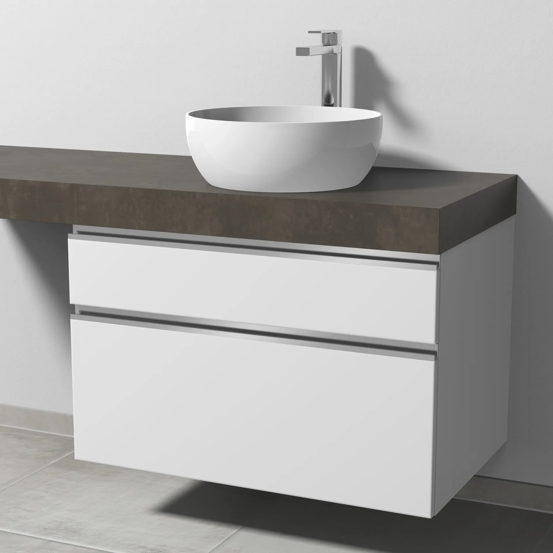 Sanipa Waschtischunterschrank „2morrow“ 800 × 510 × 520 mm in Weiß (matt) Sanipa Waschtischunterschrank „2morrow“ 800 × 510 × 520 mm in Weiß (matt)