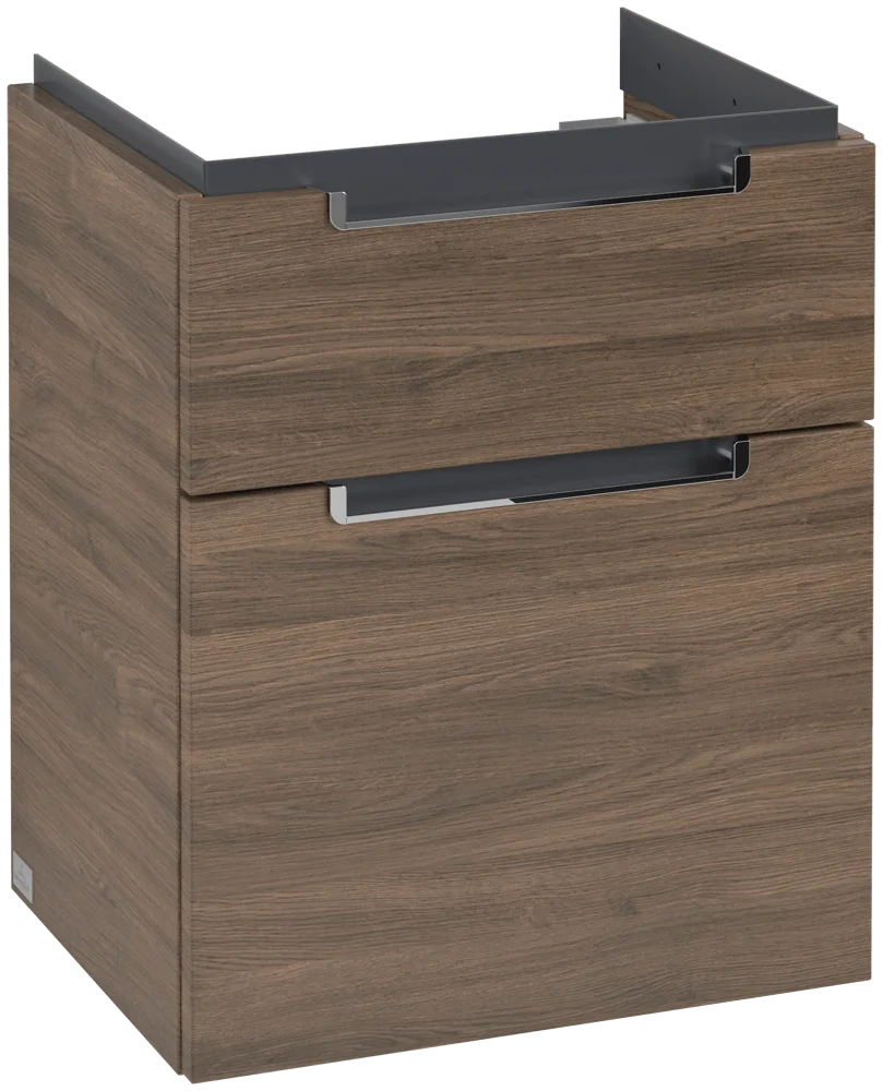 Villeroy & Boch Waschbeckenunterschrank Subway 2.0, Arizona Oak, 485x380 mm, Höhe 590 mm, mit SoftClosing, 1 Waschbecken