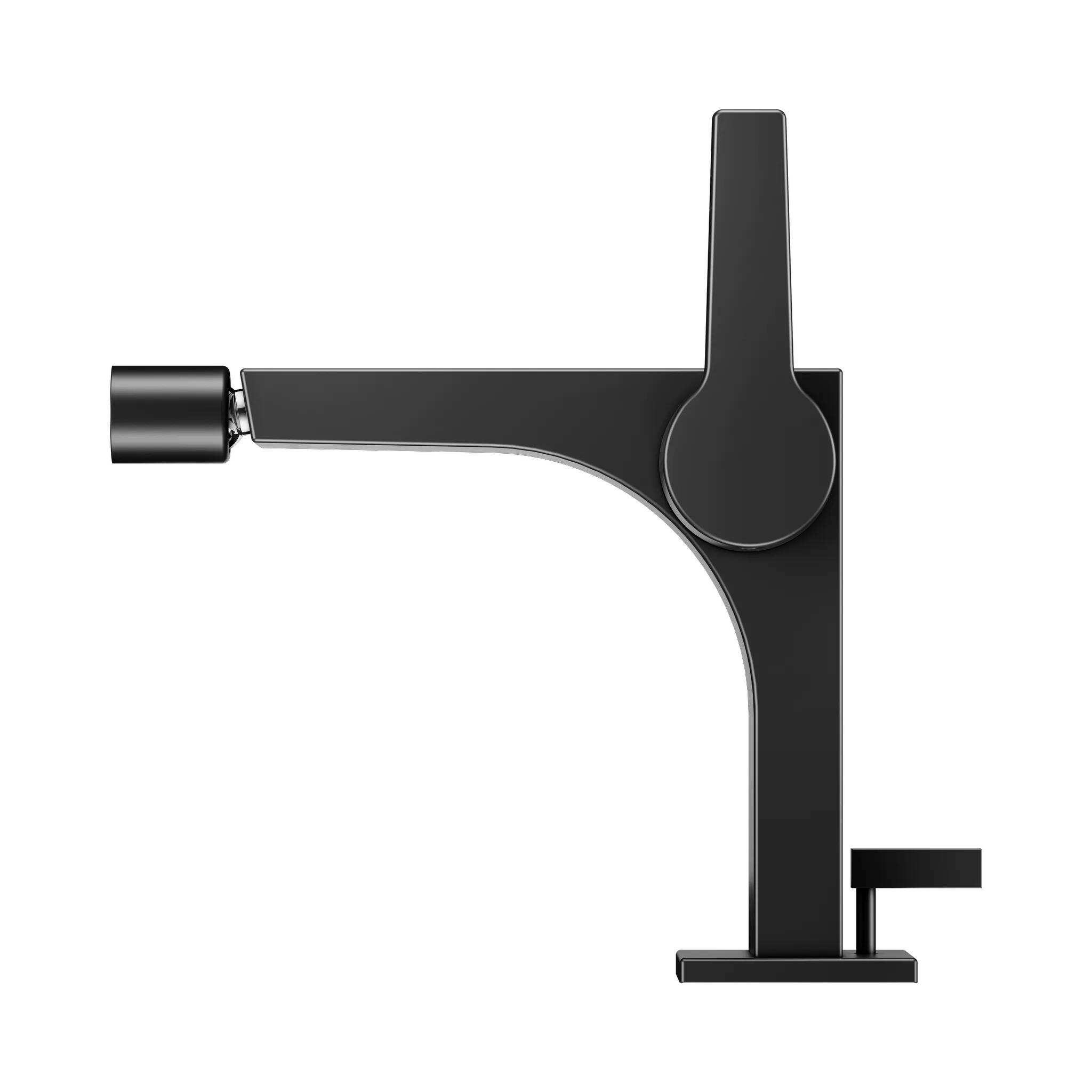 Einhebel-Bidetmischer E11 51109, m.Ablaufgarnitur, schwarz-matt Einhebel-Bidetmischer E11 51109, m.Ablaufgarnitur, schwarz-matt