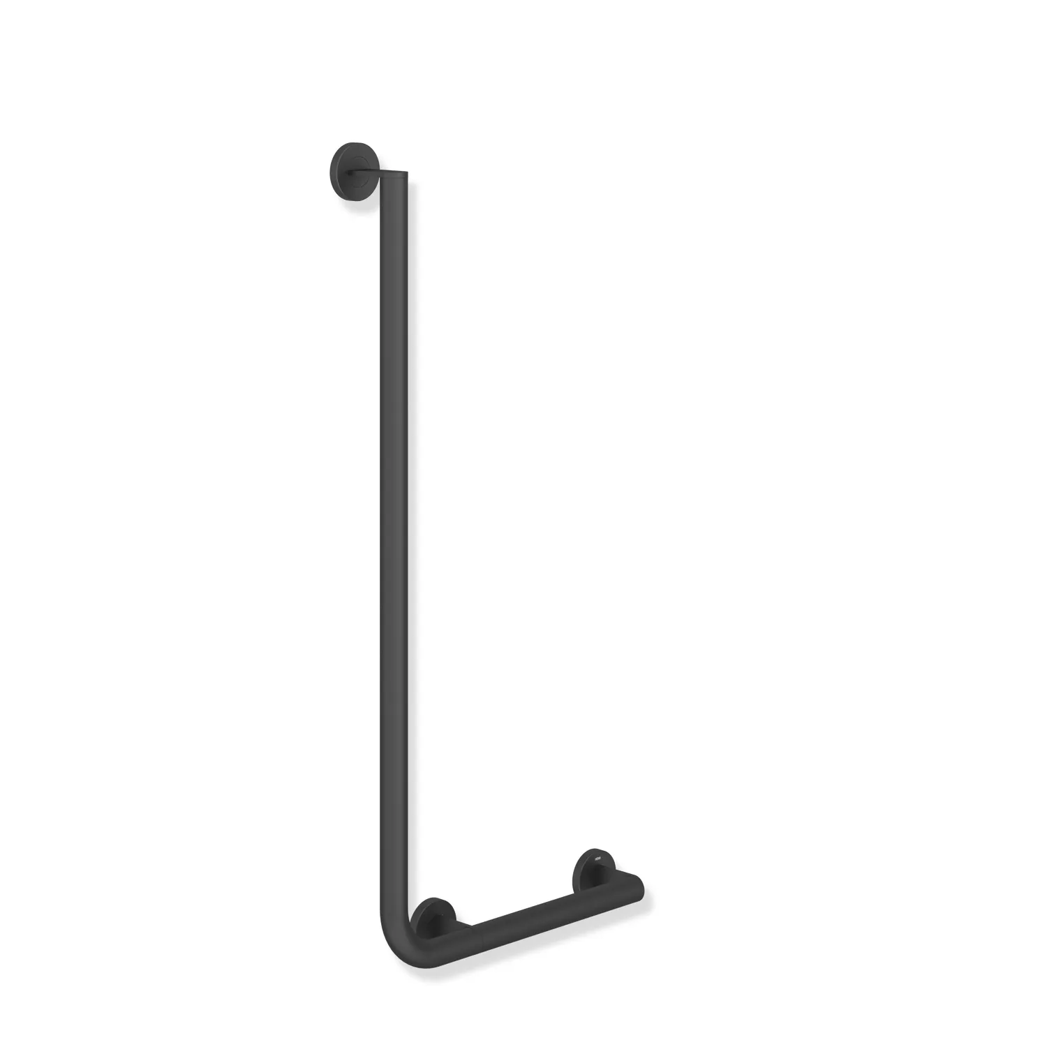 HEWI Haltegriff „System 900“ in Schwarz tiefmatt, Befestigung verdeckt HEWI Haltegriff „System 900“ in Schwarz tiefmatt, Befestigung verdeckt