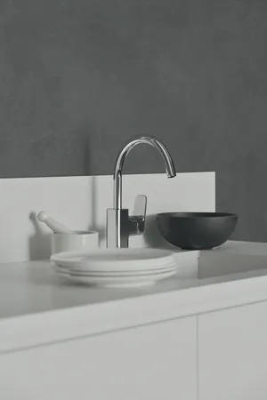 Küchenarmatur Ceraplan Ausladung 200mm mit hohem Rohrauslauf Chrom Küchenarmatur Ceraplan Ausladung 200mm mit hohem Rohrauslauf Chrom