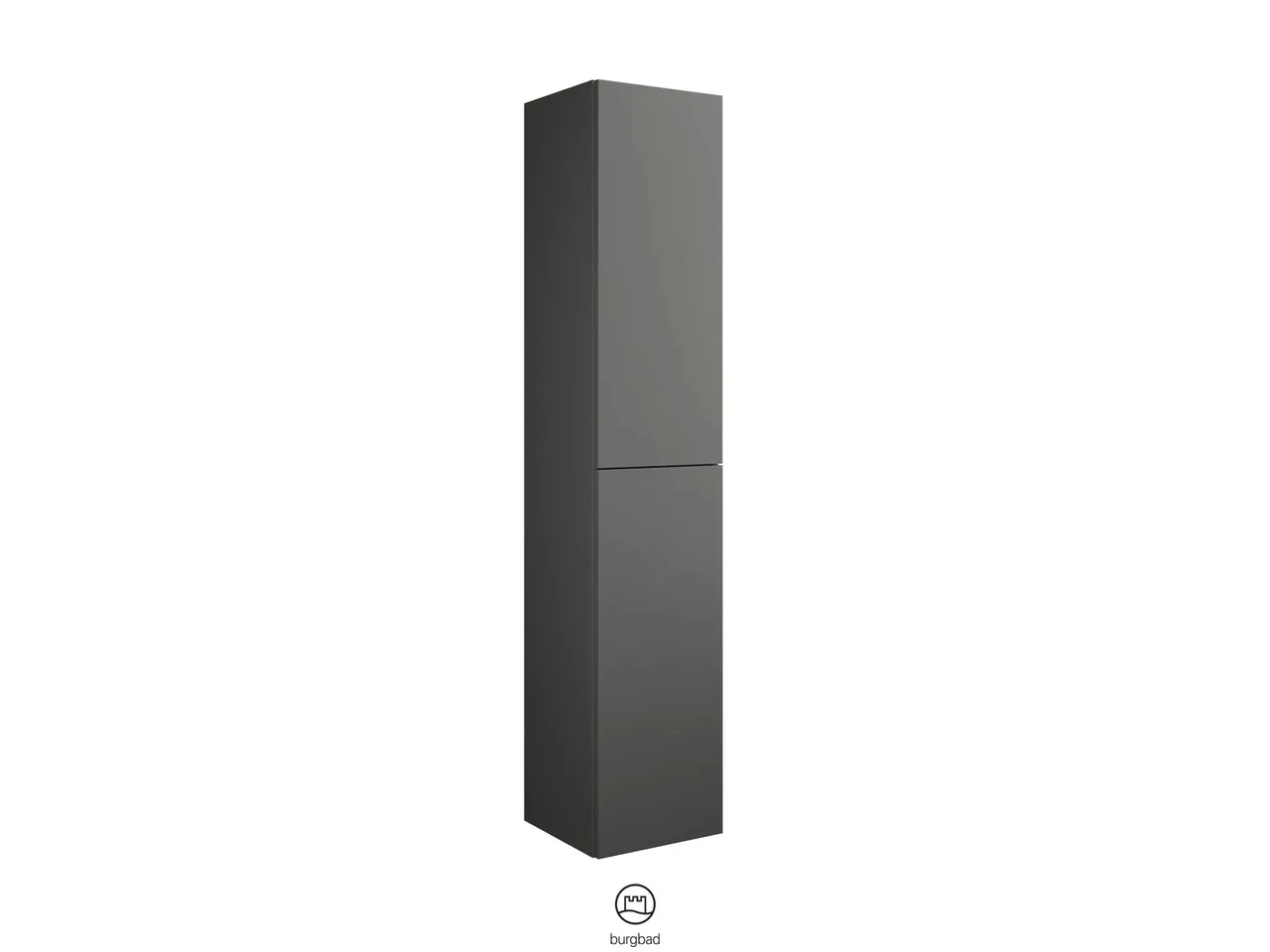 Hochschrank, 2 Türen mit Tip-On-Technik;2 Innenschubladen;4 Einlegeböden;1 fester Boden, Tiefe: 350 mm, Breite: 350 mm, Höhe: 1760 mm