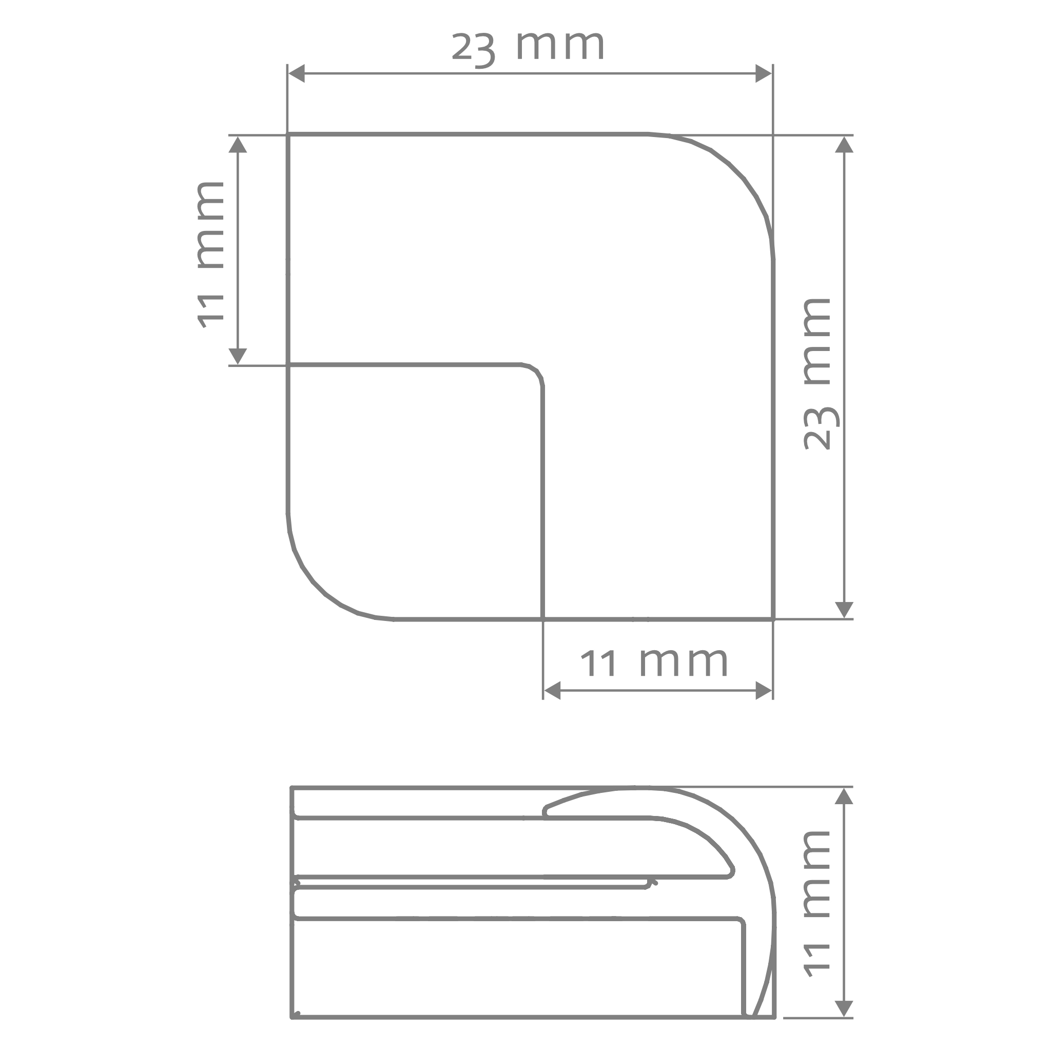 HSK 3D-Ecke außen, rund „RenoDeco“ für RenoDeco Wandverkleidungssystem in Chrom HSK 3D-Ecke außen, rund „RenoDeco“ für RenoDeco Wandverkleidungssystem in Chrom
