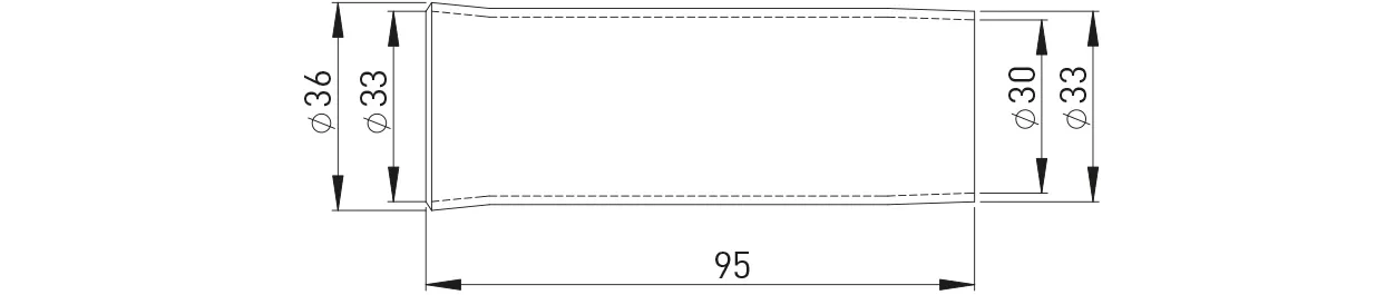 Tauchrohr KS weiß passend zu FlaschenSiphon