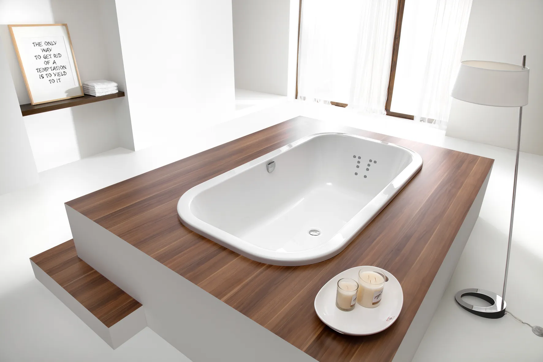 Hoesch Badewanne „Putman“ oval 190 × 100 cm