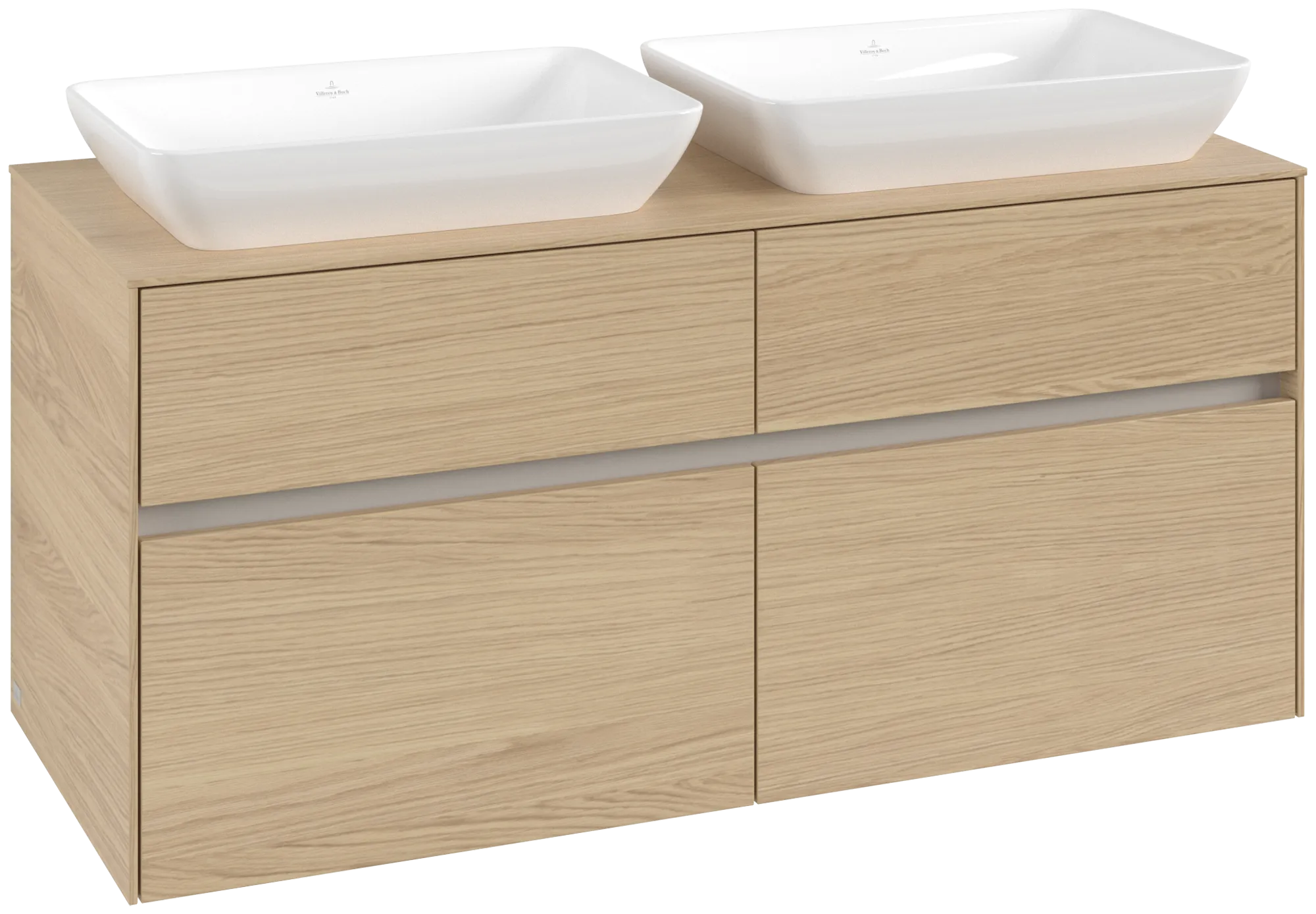 Villeroy & Boch Collaro Waschbeckenunterschrank C11500, 1200x548x500mm, Nordic Oak