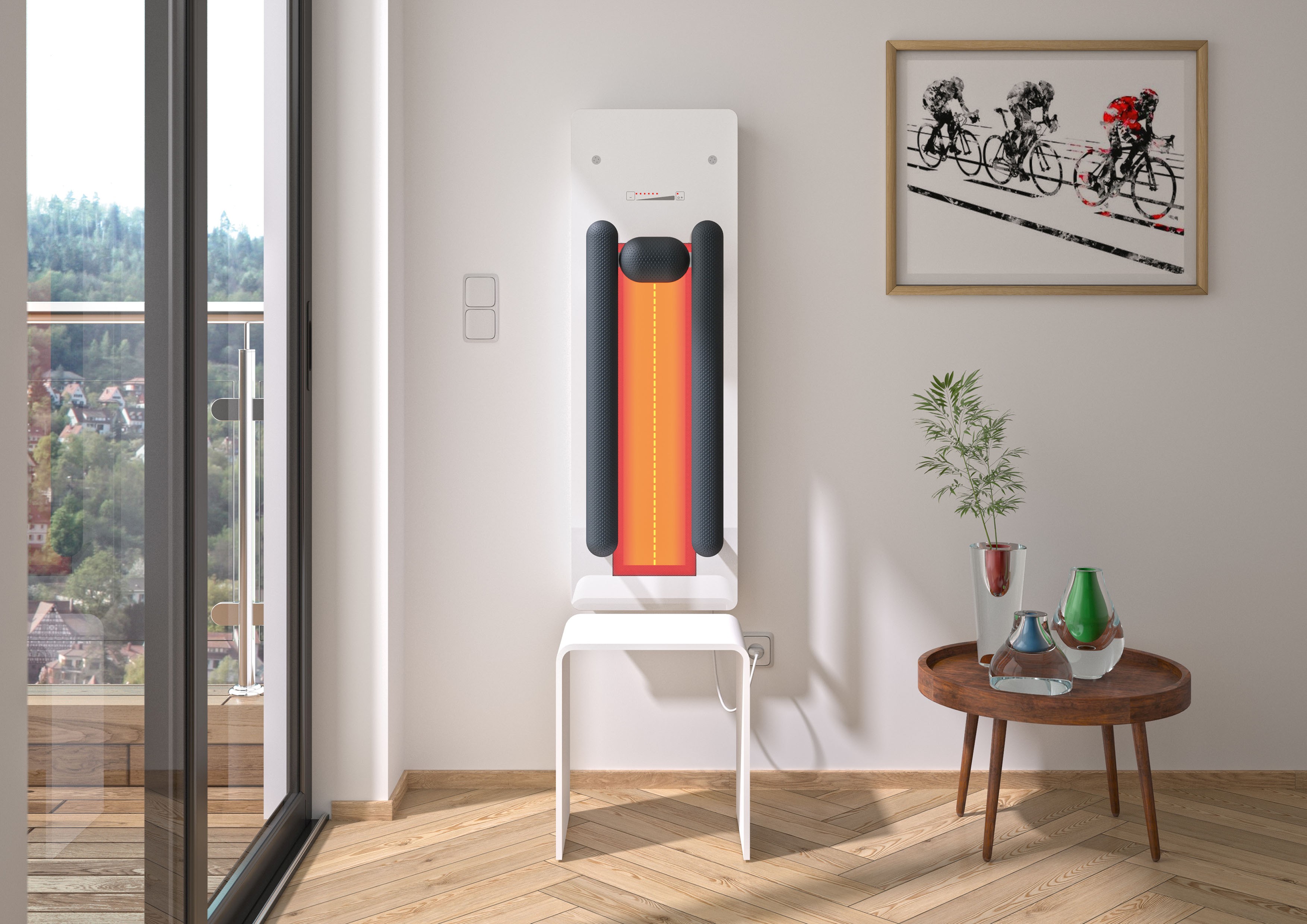 repaBAD Infrarotpaneel „Malaga“ 37 × 110 cm in Snow repaBAD Infrarotpaneel „Malaga“ 37 × 110 cm in Snow